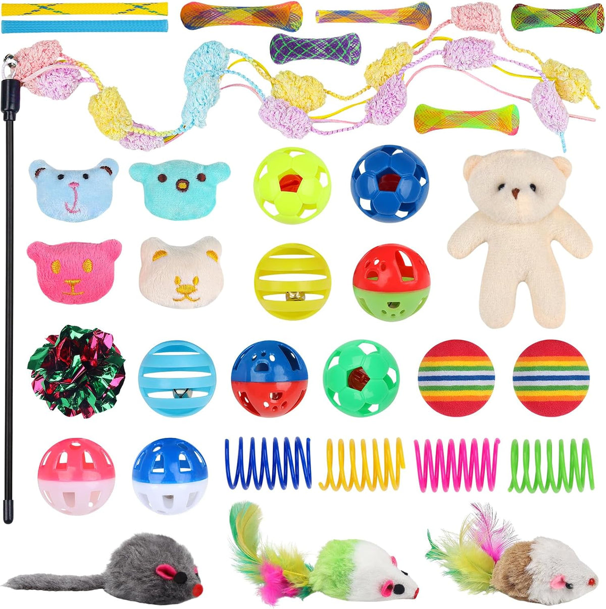 QUOZUO 30 Pcs Cat Toy Kitten Toys Set - image 2