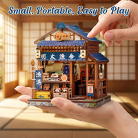 Owl Bookstore Book Nook Kit, 3D Wooden Puzzles with LED - Fukuoka Mentaiko Kitchen - image 3