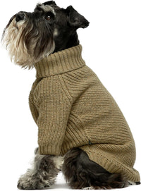 Fitwarm Thermal Knitted Dog Sweater Doggy Winter Coat Pet Clothes - XX-Large / Sage Green
