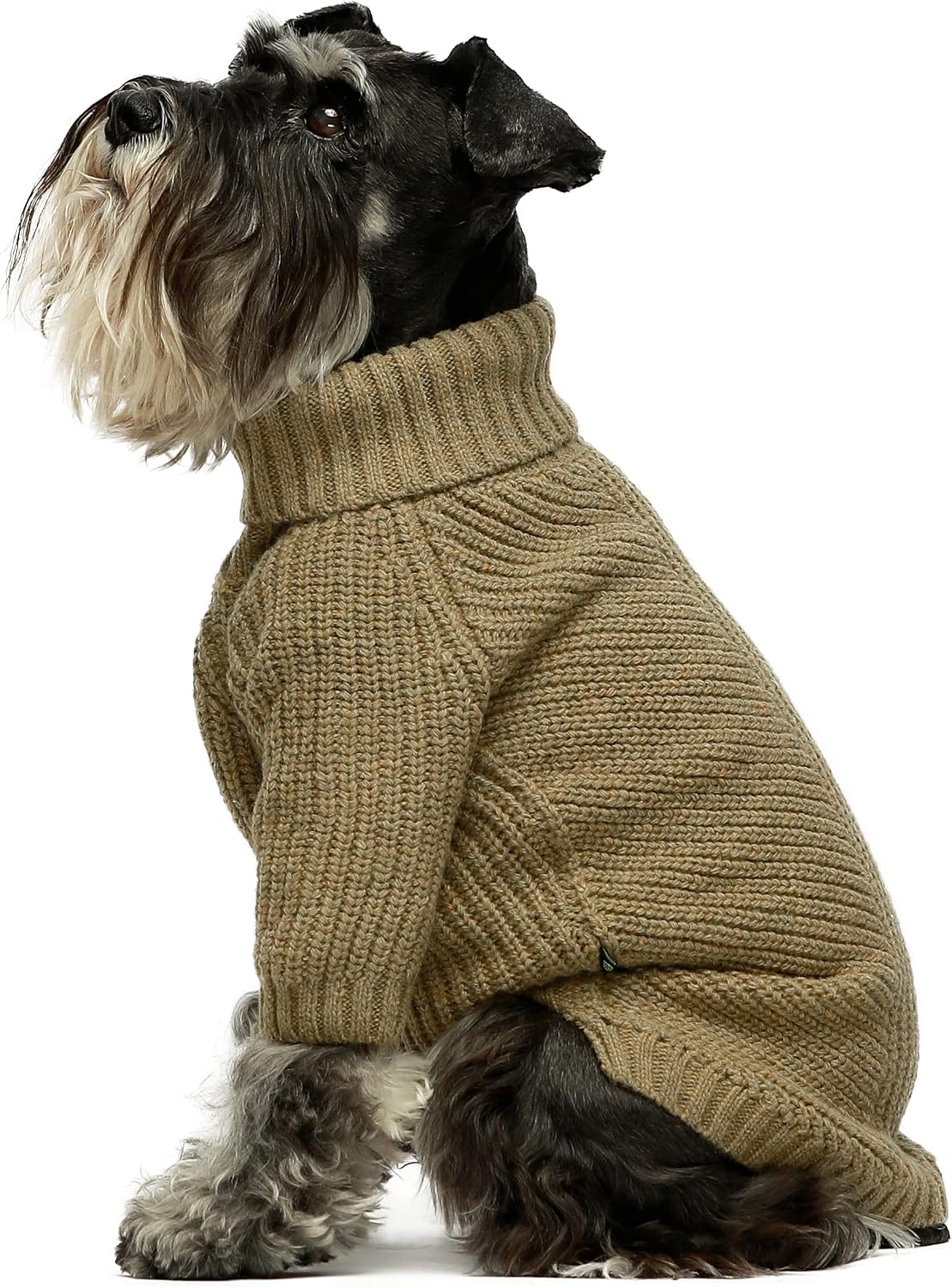 Fitwarm Thermal Knitted Dog Sweater Doggy Winter Coat Pet Clothes - XX-Large / Sage Green