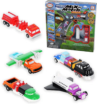 Popular Playthings Micro Mix or Match Vehicles Deluxe 1 magnetic set with 27 pieces