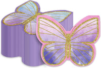 100Pcs Butterfly Napkins, Fairy Napkin - Colorful Butterfly