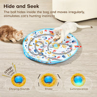 Potaroma Interactive Cat Toys, Fast Moving Ball in Play Mat - image 3