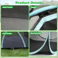 YUEPET Large Outdoor Cat Enclosures, 4 in 1 Portable Cats Tent with Cat Tunnels, Outside Kitten Playpen Tents DIY in Multiple Ways for Cats and Small Animals