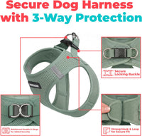 Voyager Step-in Air Dog Vest Harness - Moss Green / M (Chest: 16 - 18") - image 2