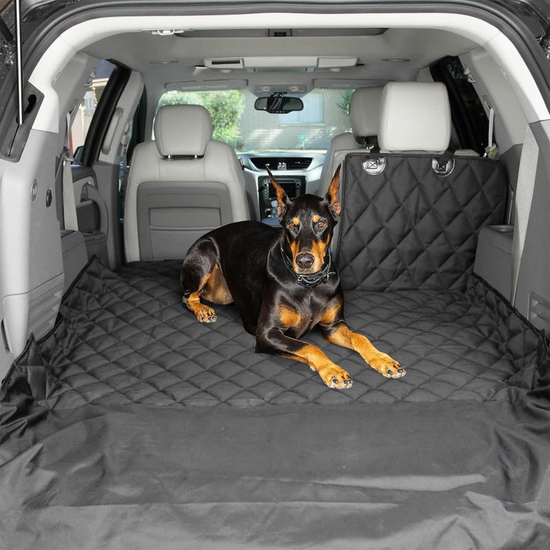4Knines SUV Cargo Liner for Dogs, Fold Down Seats, Black Large – Essentials for Dogs - Black / Small