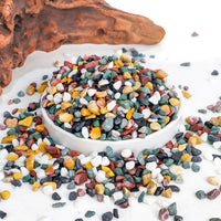 CJGQ 2.4lb Aquarium Gravel for Plants - Mixed Pebble / 2.4 lb (1/4 in)