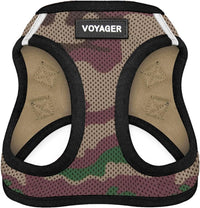 Voyager Step-in Air Dog Vest Harness - Army/Black Trim / L (Chest: 18 - 20.5")