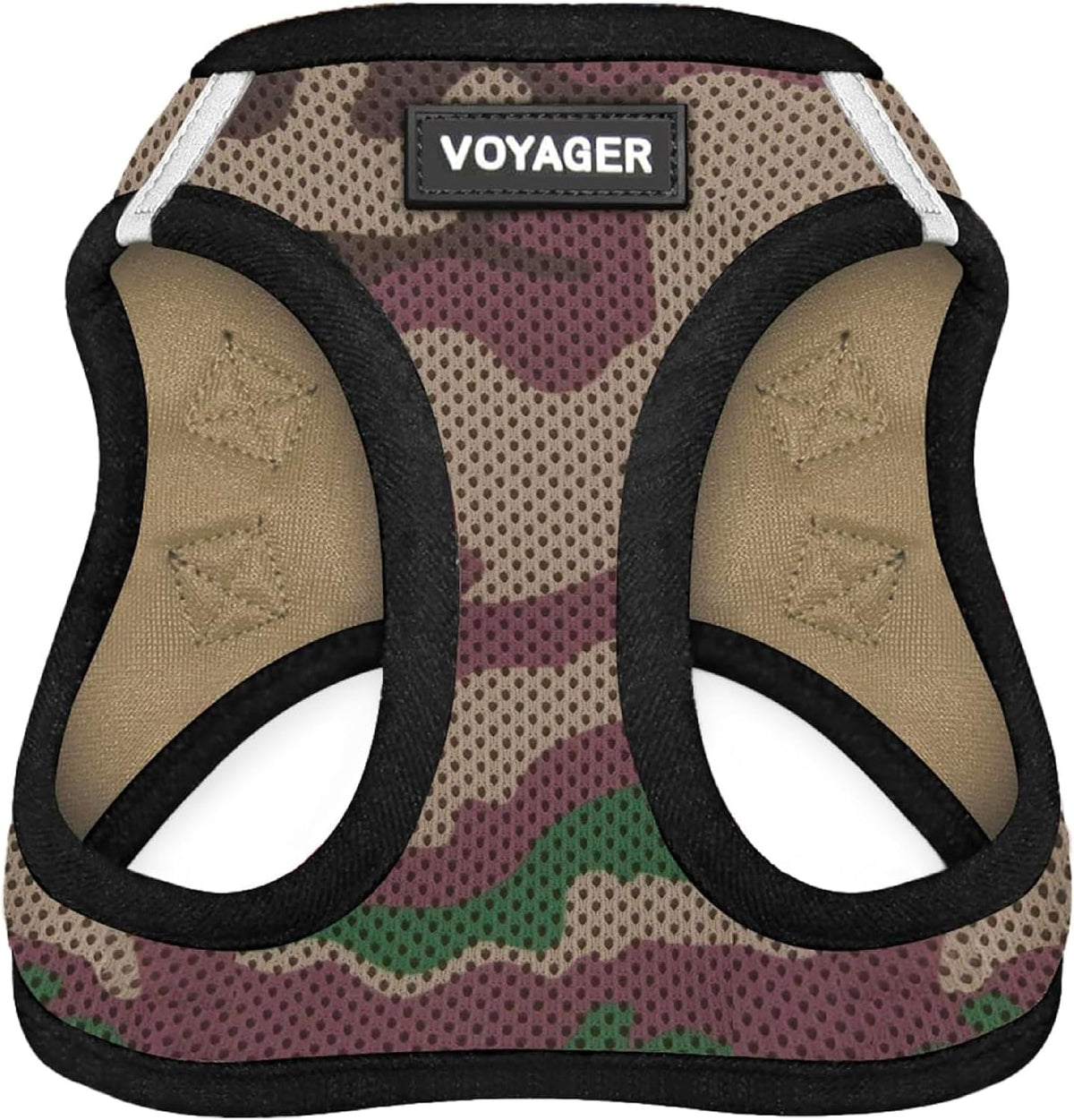 Voyager Step-in Air Dog Vest Harness - Army/Black Trim / L (Chest: 18 - 20.5")
