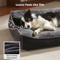FURTIME XL Orthopedic Dog Bed Large Sized Dog - Grey / 35"L x 25"W x 8"Th - image 3