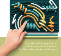 Pushpeel Sensory Activity Board: Silicone Fidget Toy for - Spruce / Original Board - image 3