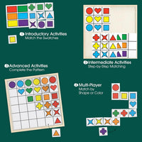 Keeping Busy Tile Matching Dementia Activities for Seniors - Matching Shapes Large - image 2