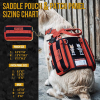 OneTigris Service Dog Vest Harness - Large / Red - image 2