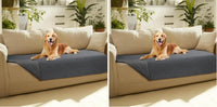 Luciphia Waterproof Couch Cover for Dogs - Grey / 30" x 70" (Pack of 2)