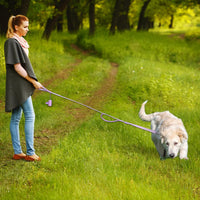 Wisedog Two Handles Dog Leash, Lilac - Lilac Purple / L - image 3