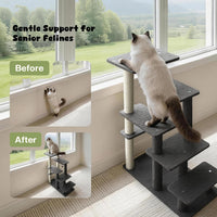 4-Step Pet Steps for Cats/Dogs - Gray / 1 / 5-step - image 3