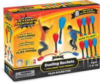 Stomp Rocket Original Dueling Rocket Launcher for Kids - Dueling Launcher + 8 Rockets