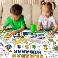 OHOME Halloween Giant Coloring Poster/Tablecloth-Halloween Crafts - Ramadan - image 3