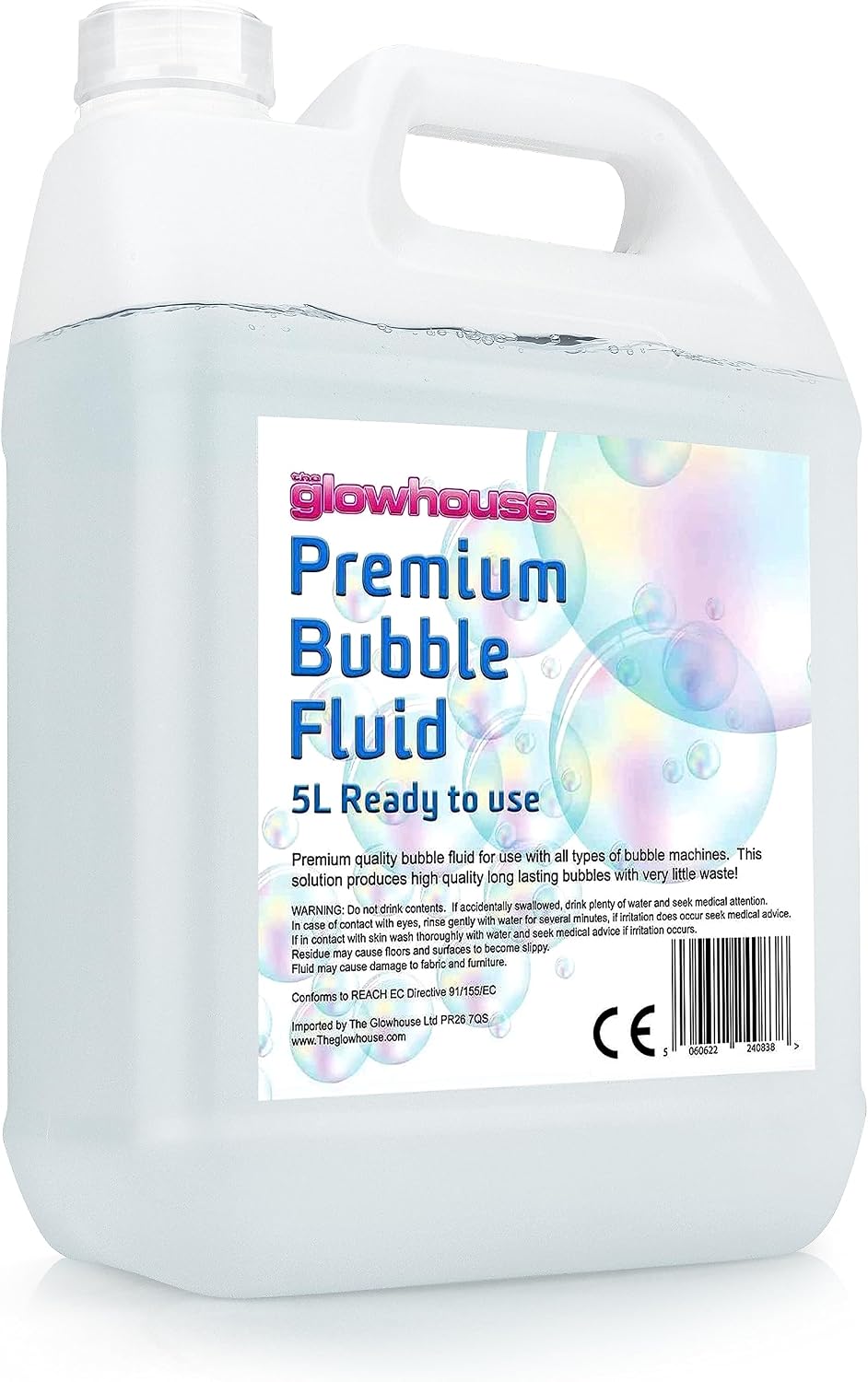 Premium Bubble Solution 169 oz, Non-Toxic