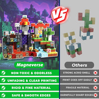 Magneverse Magnetic Blocks, Magnet Building Cubes for Boys Girls - Portal / 240 pcs - image 4