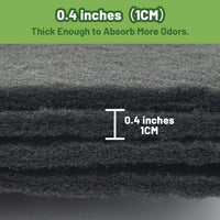 10 Pack Cat Litter Box Charcoal Filters Replacement Carbon Odor - image 3