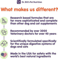 Dr. Bill's Canine Optimum Skin & Coat – Reduces Shedding, Itching, Dry Skin – Allergy Relief for Healthy Fur - Omega 3, Collagen, Biotin & Hyaluronic Acid – 680g Vet-Recommended Dog Supplement