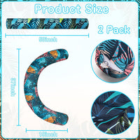 PARENTSWELL inflatable pool noodles 2-pack with flamingo and leaf covers - view 14
