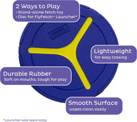 Outward Hound FlyFetch Launch-A-Ball Dog Ball Launcher Toy - Disc (2-Pack) - image 3