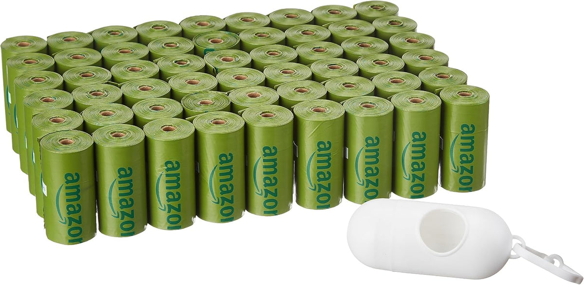 Amazon Basics Premium Leak Proof Dog Poop Bags with Dispenser - 810 Bags