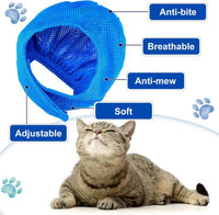 9 Pcs Cat Bathing Bag Set Cat Shower Bag - Navy Blue - image 4