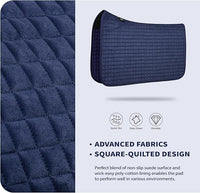 Tackmore Western Saddle Pad Breathable, Shock-Absorbing Saddle Pad