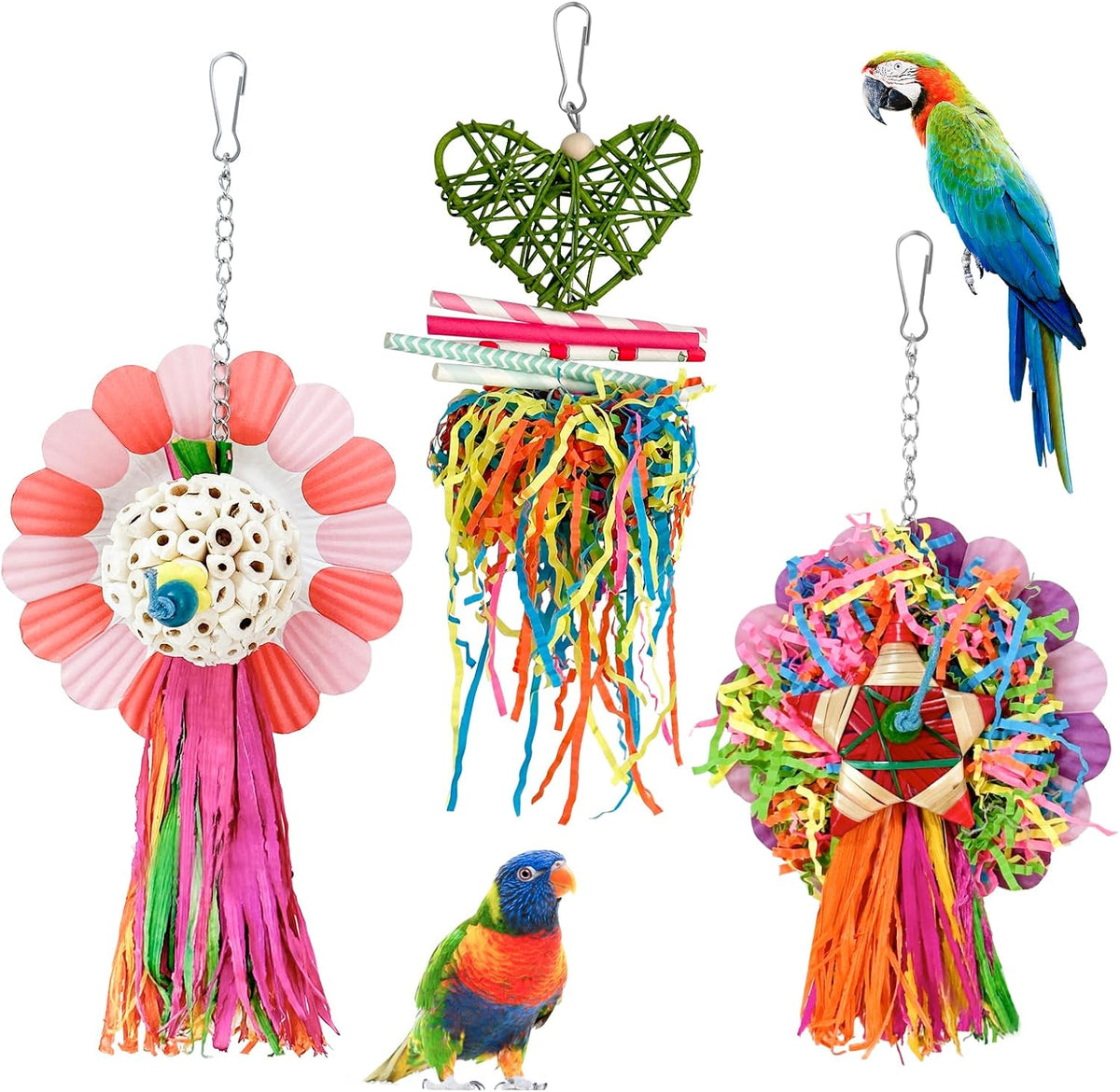 Bird Toys, Conures, Cockatiel, Lovebird Cockatiel