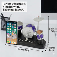 Finger Drum Set Electronic Mini Desktop Small Novelty Toy Desk - image 4