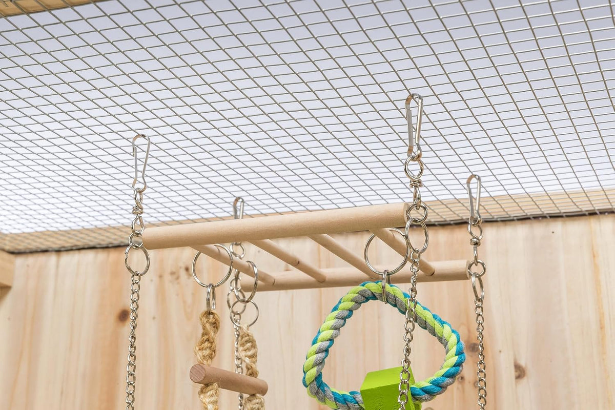 Trixie Small Animal Suspension Bridge - Blue - image 3