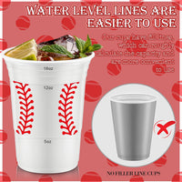 Norme 48 Pcs Checkered Flag Plastic Cups - Baseball - image 4