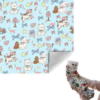 21.7" Cat Grooming Wrap Cat Wrap for Cutting Nails Cat Restraint for Nail Clipping Cat Swaddle Wrap Cat Burrito Wrap M(Within 6lbs) Anti-Scratch Anti-Escape Multifunctional Pet Tool