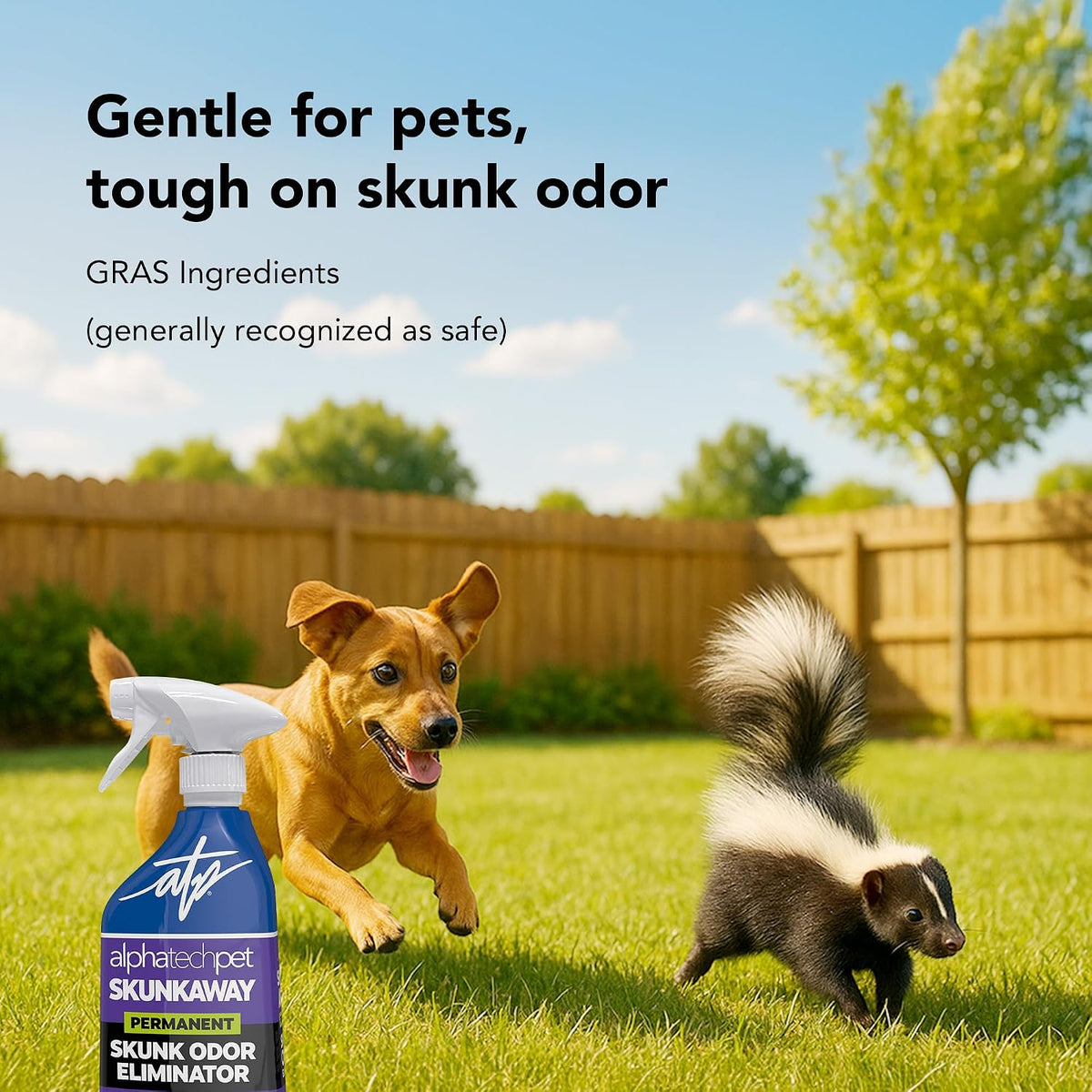 ATP Skunk Away Permanent Skunk Odor Remover for Pets and Fabrics - image 4