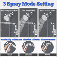 Dog Shower Attachment Metal - Silver / 1/2" Indoor Shower Diverter - image 2