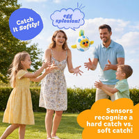 Move2Play, Egg Toss, Hilariously Wild Active Party Game for Kids - Egg Blue - image 2