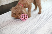 JW Pet HOL-ee Roller Dog Puzzle Ball, Large 5.5in - Pink / Medium - image 4