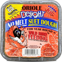 C&S Oriole Delight No Melt Suet Dough 11.75 Ounces 8 Pack