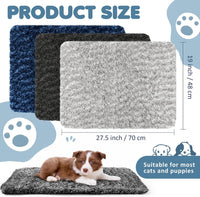 Drydiet 6 Pack Self Warming Pet Cat Dogs Pad 18 x 24 Inch Grey – Essentials for Cats - 19 x 28 Inch / Grey,Black,Blue - image 2
