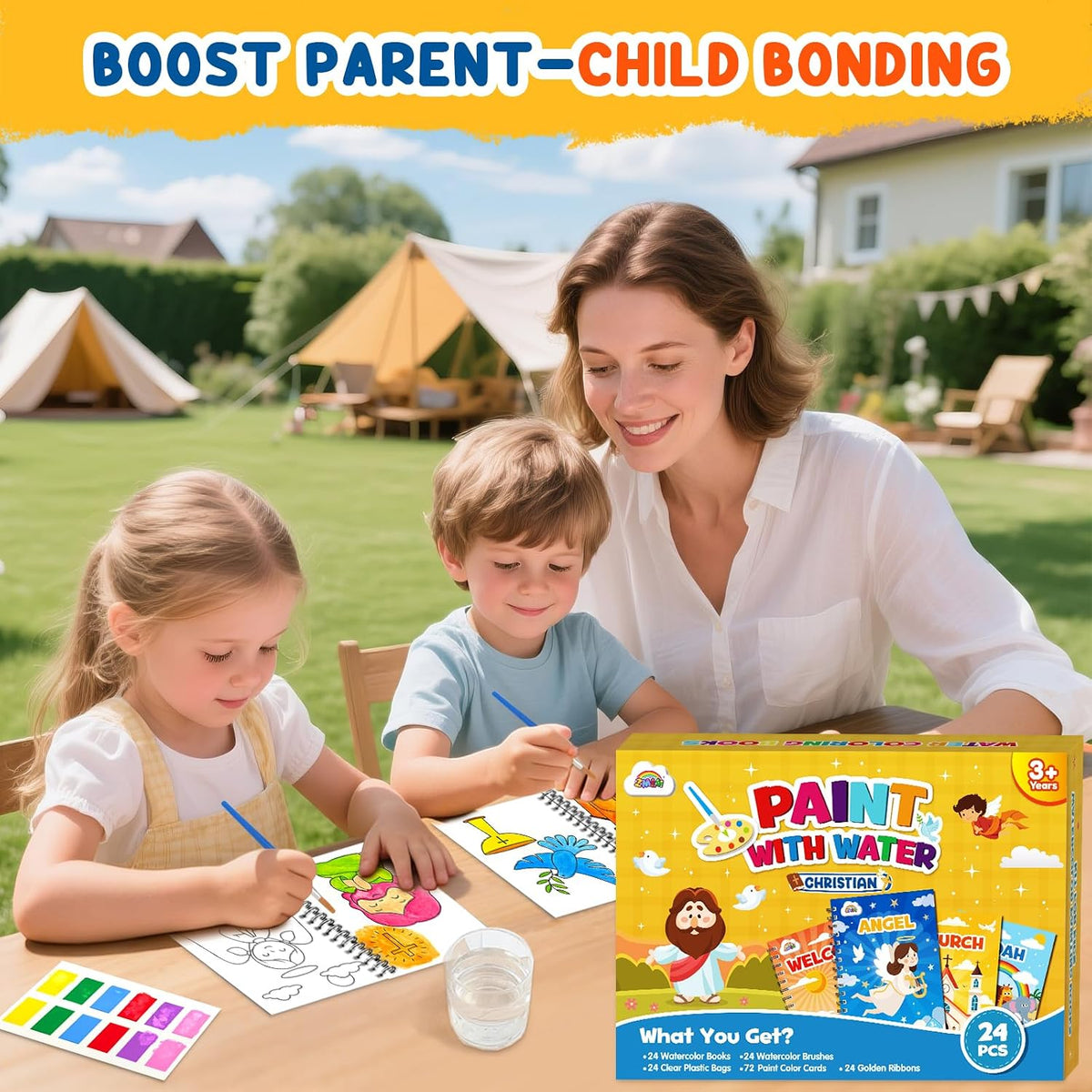 ZMLM 24 Pack Coloring Books - Christian - image 3