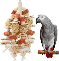 Bird Toys，17.5 Inches Parrot Toy for Chewing – Essentials for Birds