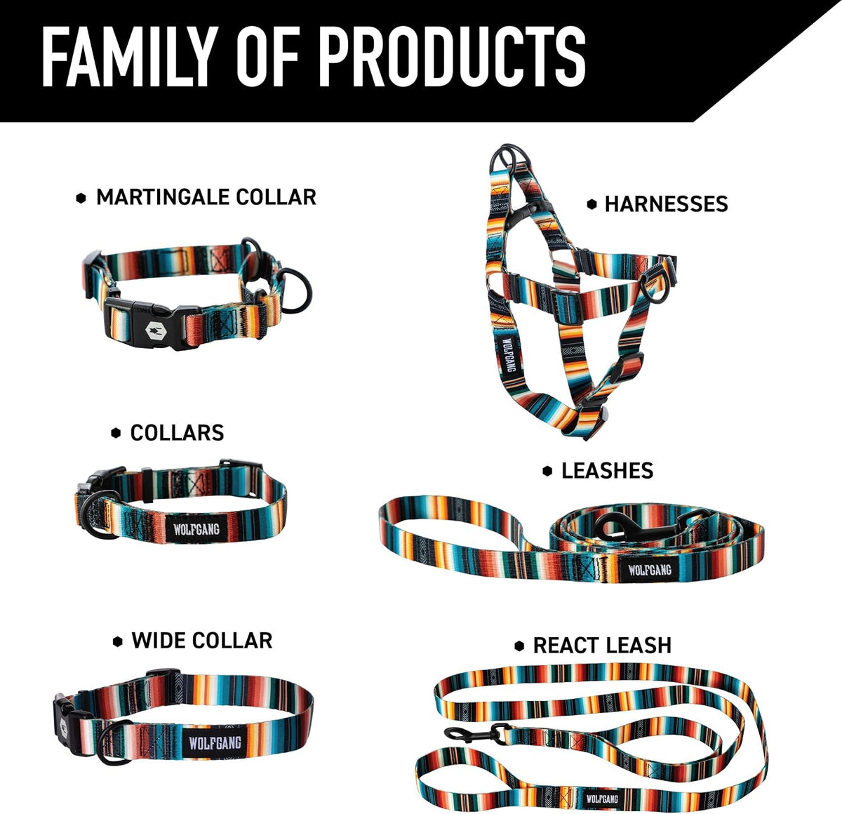 Wolfgang Heavy Duty Martingale Dog Collar with Quick Release Nylon - LostArt Print / Medium (1 Inch x 14-18 Inch) - image 4