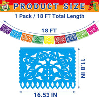 18 FT Cinco De Mayo Party Decorations - 1 Pack - image 2