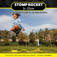 Stomp Rocket Jr Multi-Color Rocket Launcher for Kids, 8 Rockets – Fun for Kids & Family - Jr Glow 4 Rocket Pack - image 2
