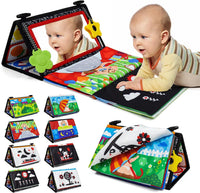 Dr.Rapeti Tummy Time Floor Mirror, Baby Mirror - Floor Mirror+cloth Book