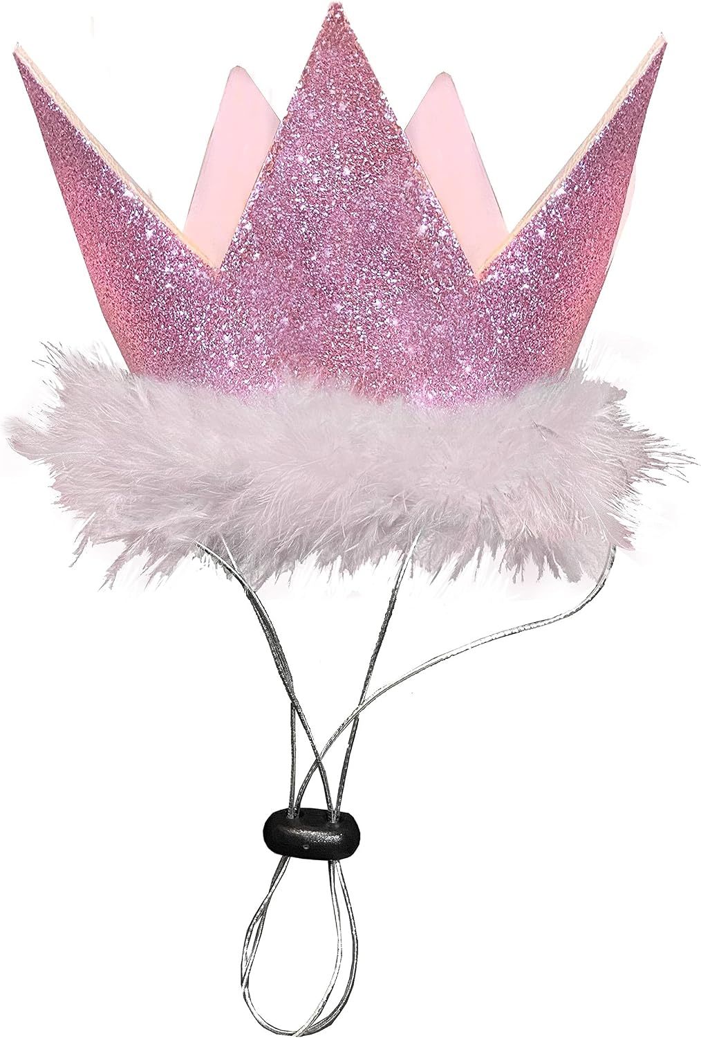 Huxley & Kent Party Crown Hat for Dogs & Cats - Small / Pink