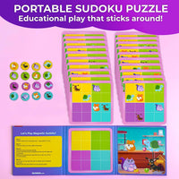 Magnetic Puzzles for Toddlers 3-5 - 12. 20 Pcs Animals Magnetic Puzzles - image 2